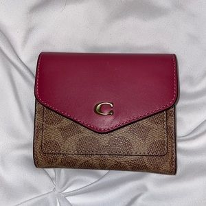 Coach Wyn wallet - rouge/multi canvas